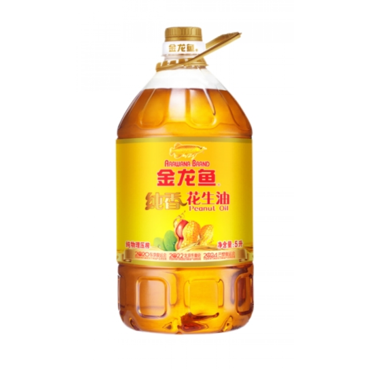 金龙鱼 纯香花生油5L