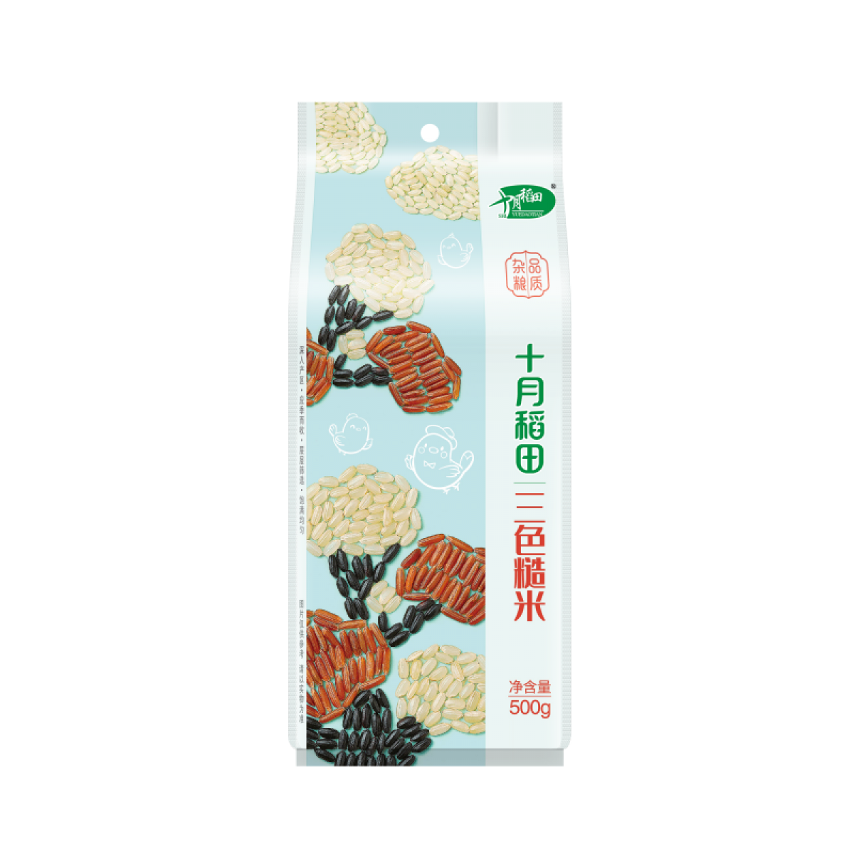 十月稻田 三色糙米 500g