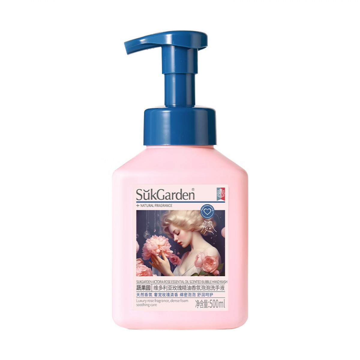 蔬果园 SukGarden 维多利亚玫瑰精油香氛泡泡洗手液-500ml SGY0459