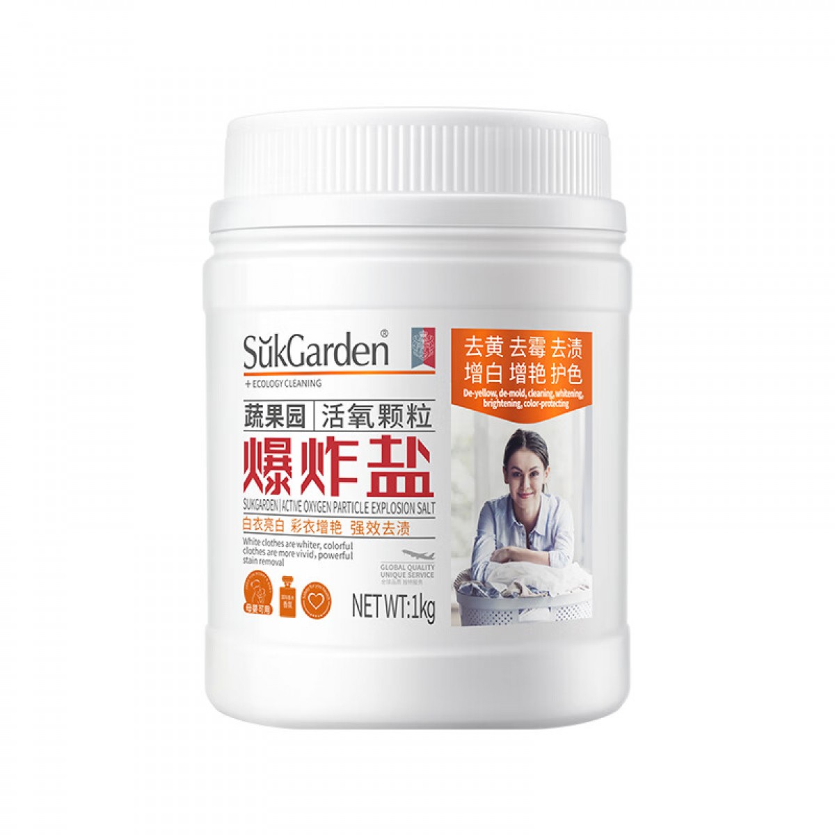 蔬果园 SukGarden 活氧颗粒爆炸盐（线下版）-1kg SGY0340-1