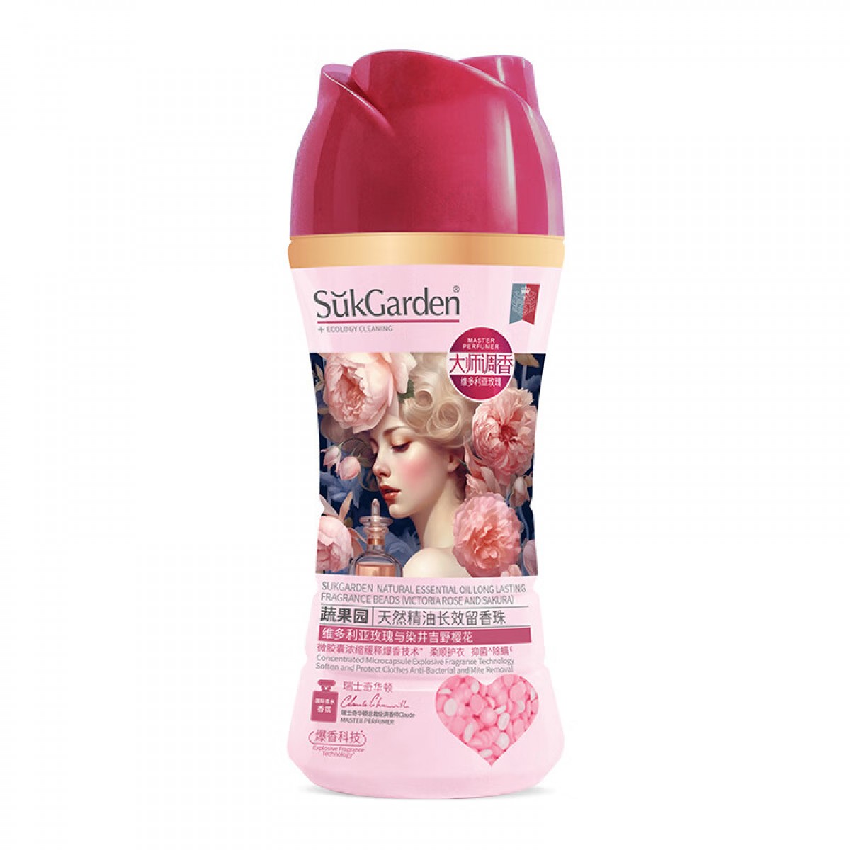 蔬果园 SukGarden 天然精油长效留香珠（维多利亚玫瑰与染井吉野樱花）-228g SGY0469