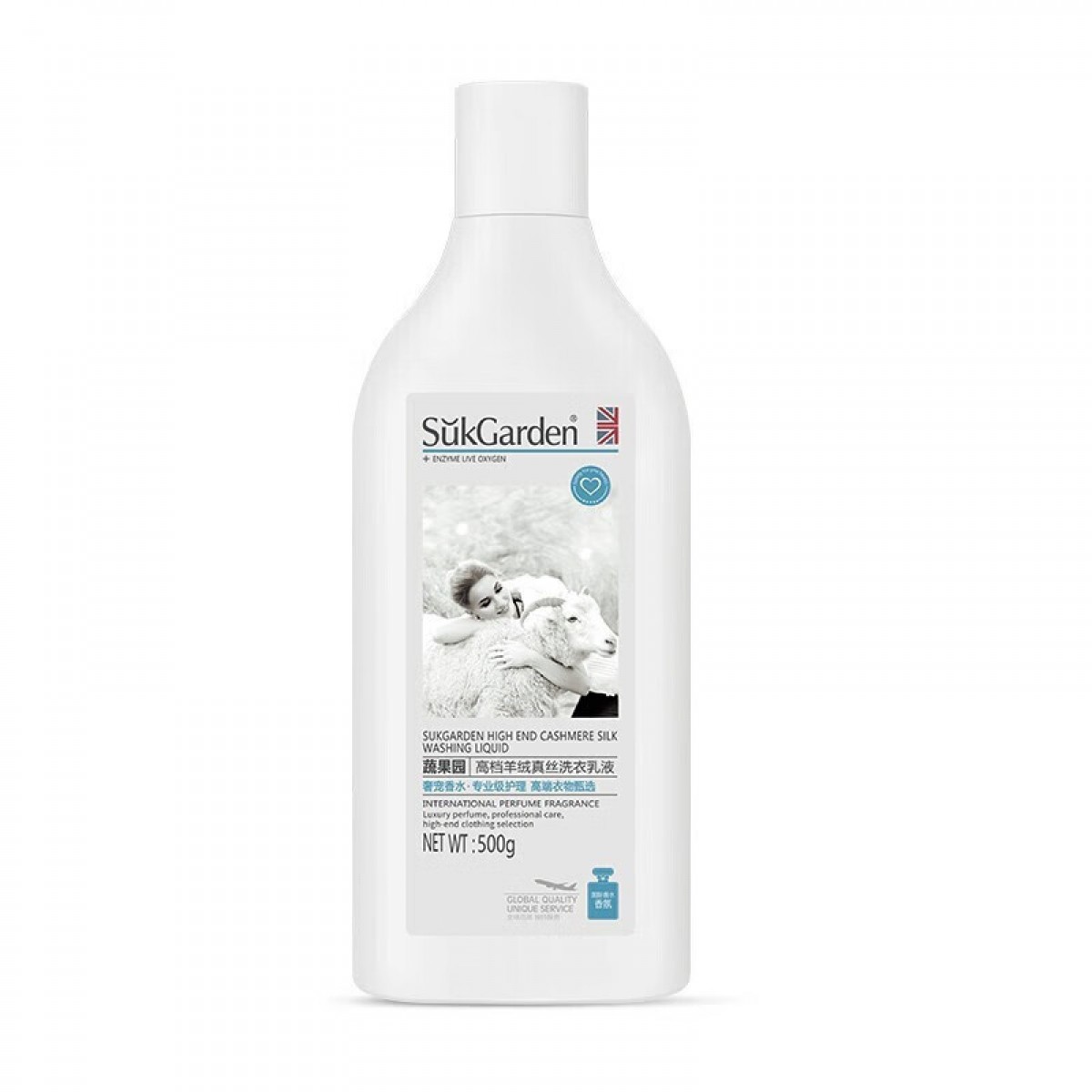 蔬果园 SukGarden 高档羊绒真丝洗衣乳液-500g SGY0137