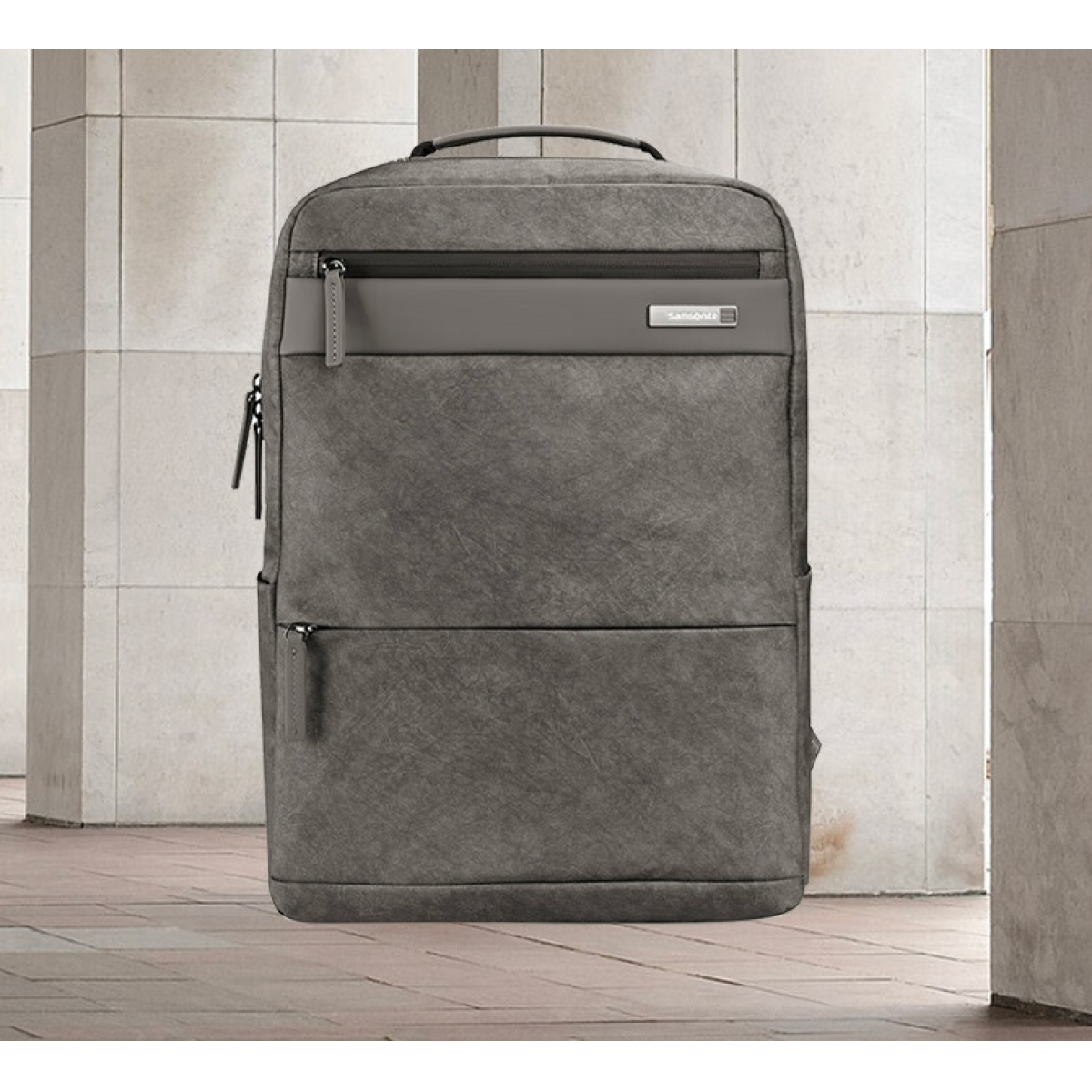 新秀丽（Samsonite）双肩包电脑包商务出差带拉杆背套NU4*08002