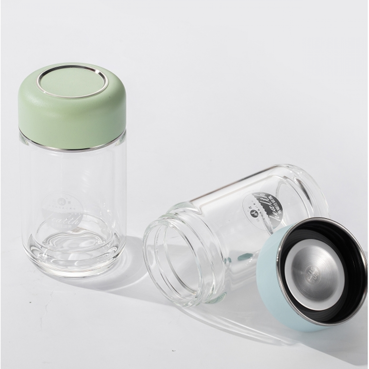 明霞 双层时尚玻璃杯 MX3475-150 150ml
