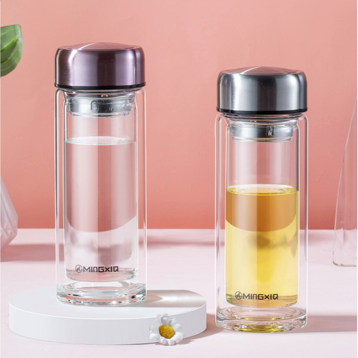 明霞 双层时尚玻璃杯 MX3430-ST300 300ml