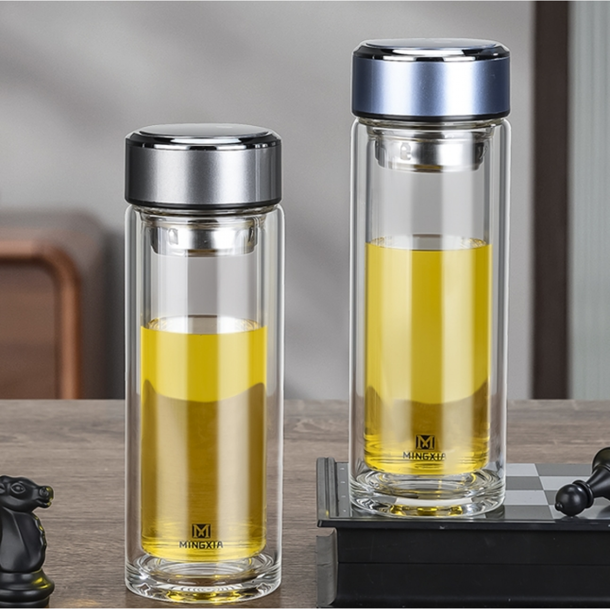 明霞 双层玻璃杯 MX1011-ST350 350ml
