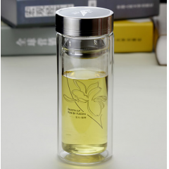 富光 健牌3型双层玻璃杯（流通款）703-320 320ML