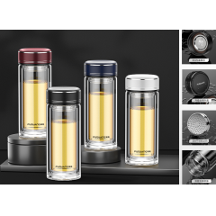富光 正杨双层玻璃杯（流通包销款）G2125-SH-450 450ML