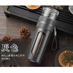 富光 紫金塑玻泡茶师（流通款）G1609-340 340ML