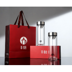 富光 茶马仕双层玻璃杯（流通款）418ml TM-2013