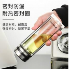富光 茶马仕双层玻璃杯（流通款）TMB218-368 368ml
