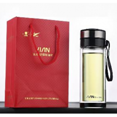 富光 锐动双层玻璃杯（流通款）XT001-280 280ml