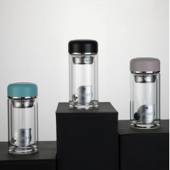 明霞 双层时尚玻璃杯 MX3420-ST260 260ml