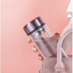 明霞 双层时尚玻璃杯 MX3430-ST350 350ml