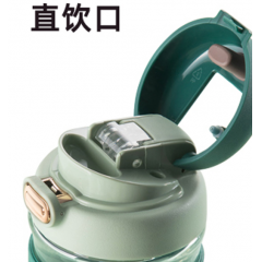 明霞 可爱吸管单层玻璃杯 MXCG39-420 420ml