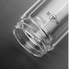 明霞 异形双层玻璃杯 MX3505-ST400 400ml