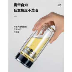 明霞 异形双层玻璃杯 MX3421-ST280 280ml