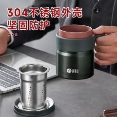 富光 茶马仕真空生态休闲办公杯（流通款）420ML TMZ2204-420