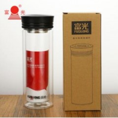 富光 致格双层玻璃杯（流通款）500ml G1613-sp-500