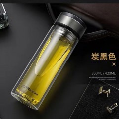 富光 锐动双层玻璃杯（流通款）420ml X1705-SP-420