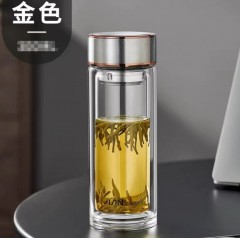 富光 健牌豪泰双层玻璃杯（流通款）360ml X1930-SH-360