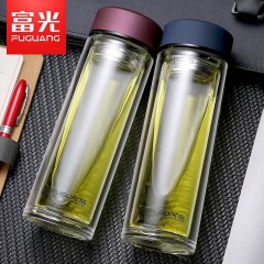 富光 双层玻璃杯（流通款）350ml G1416-350