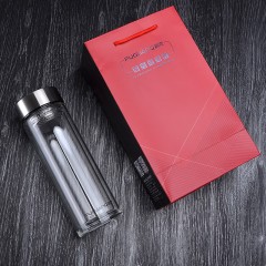 富光 格品商务双层玻璃杯（流通款）330ml G1801-sh-330