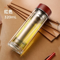 富光 正泰商务双层玻璃杯（流通款）320ml G2061-sh-320