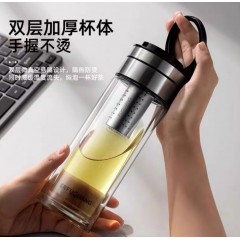 富光 山海双层玻璃泡杯（电商款）340ML WFB1122-340