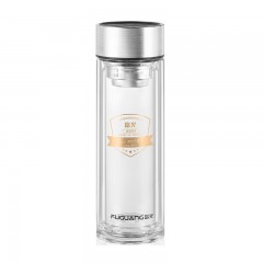 富光 铭宜抗菌双层玻璃杯（流通款）400ml G2217-sh-400