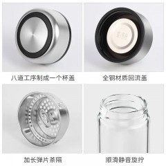 富光 茶马仕双层玻璃杯（流通款）368ml TM-2052