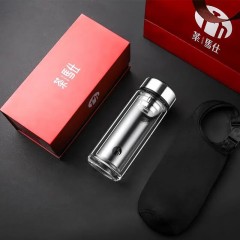 富光 茶马仕双层玻璃杯（流通款）368ml TM-2052