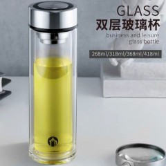 富光 茶马仕双层玻璃杯（流通款）418ml TM-2013