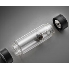 富光 茶马仕茶水分离玻璃杯（流通款）318ml TMB216-318