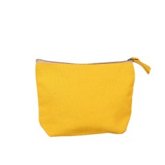 帆布笔袋亚马逊跨境手提拉链帆布笔袋学生空白棉布袋女士化妆品包 定制颜色