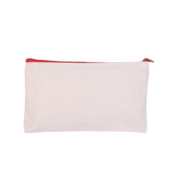 拉链帆布笔袋定制女士手拿化妆包收纳袋学生便携文 具袋定做 定制颜色