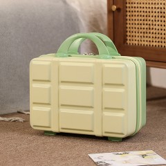 小型行李箱迷你化妆箱小箱子伴手礼手提箱收纳密码登机箱 14寸 可定制