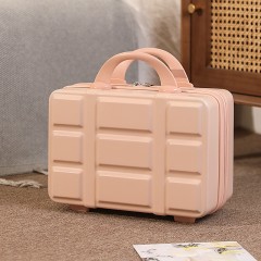 小型行李箱迷你化妆箱小箱子伴手礼手提箱收纳密码登机箱 14寸 可定制
