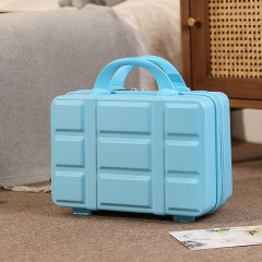 小型行李箱迷你化妆箱小箱子伴手礼手提箱收纳密码登机箱 14寸 可定制
