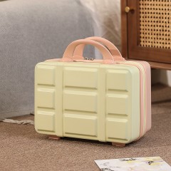 小型行李箱迷你化妆箱小箱子伴手礼手提箱收纳密码登机箱 14寸 可定制
