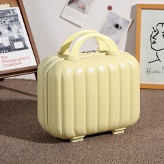 小型行李箱迷你化妆箱小箱子伴手礼手提箱收纳密码登机箱 14寸 可定制
