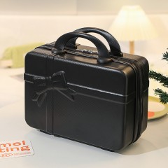 小型行李箱迷你化妆箱小箱子伴手礼手提箱收纳密码登机箱 14寸 可定制