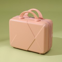 小型行李箱迷你化妆箱小箱子伴手礼手提箱收纳密码登机箱 14寸 可定制