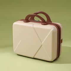 小型行李箱迷你化妆箱小箱子伴手礼手提箱收纳密码登机箱 14寸 可定制