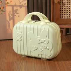 卡通行李箱迷你化妆箱小箱子伴手礼手提箱收纳密码登机箱 14寸 可定制