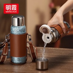 明霞 旅行者钛保温杯 450ml MXTB03