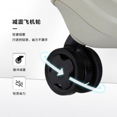 新秀丽（Samsonite）可扩展四轮拉杆箱 68/25-浅灰绿 25英寸 KJ1*02002