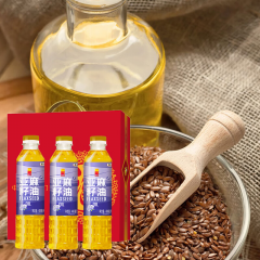 中粮 悦润亚麻籽油1200ml礼盒