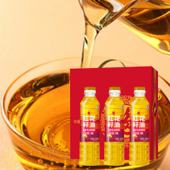 中粮 悦润红花籽油1200ml礼盒