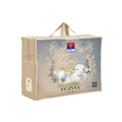 富安娜（FUANNA）澳洲防螨羊毛被 203*229（1500g)